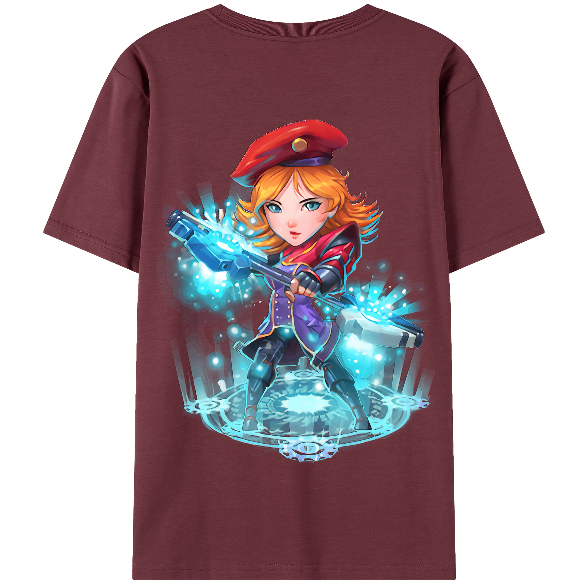 リーグ・オブ・レジェンド League of Legends LOL 綿100％半袖Tシャツ（背面プリント）
